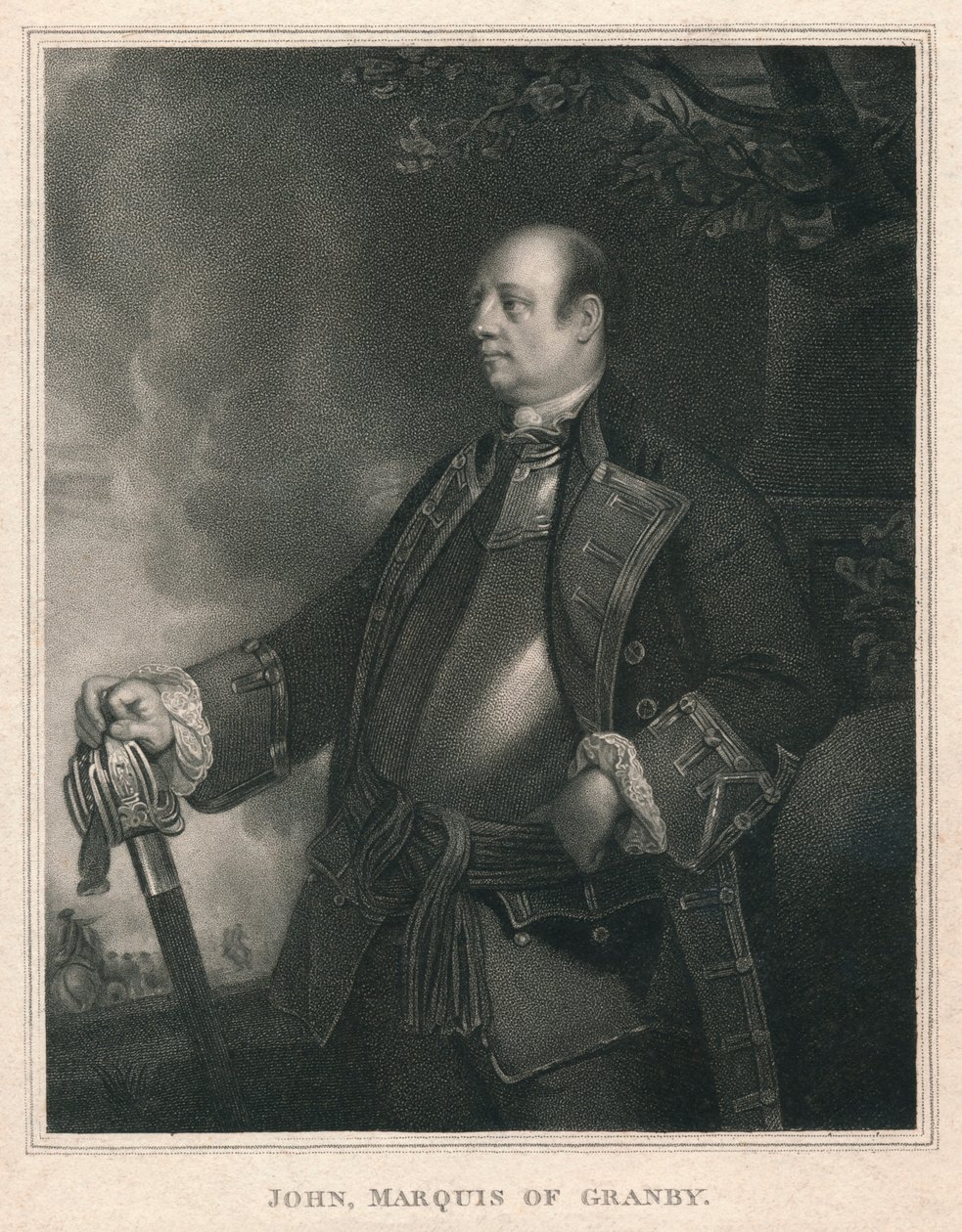 John, Granby Marquis, c1758-1760, 1810. by William Bond