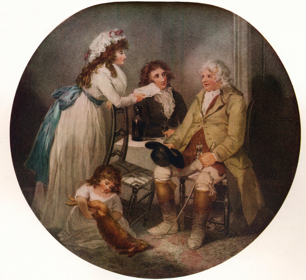 Çiftçilerin Kasabadaki Evli Kızını Ziyareti, 1789, 1915 by William Bond