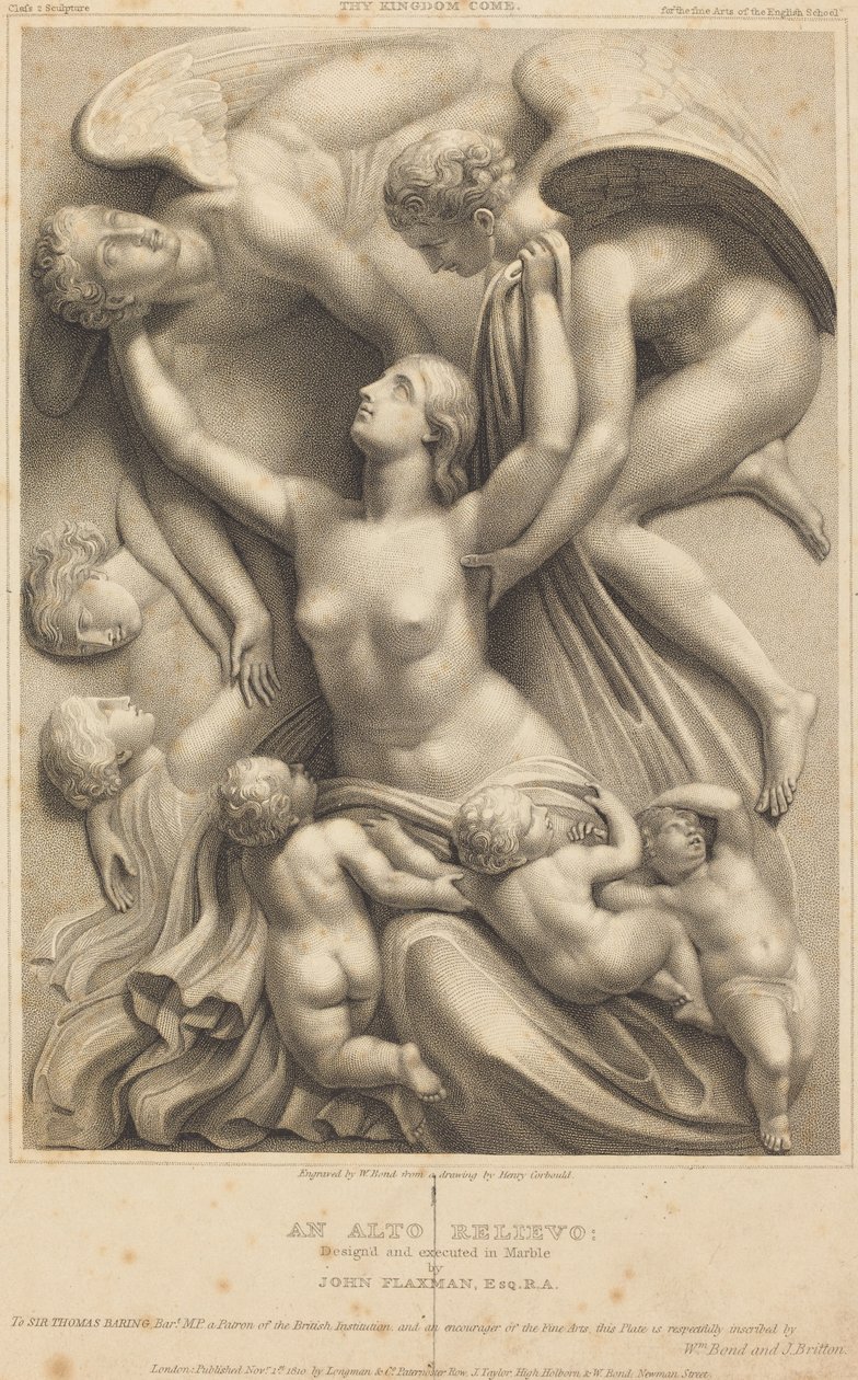 Thy Kingdom Come (Sir Thomas Barting Anıtı) by William Bond after Henry Corbould after John Flaxman