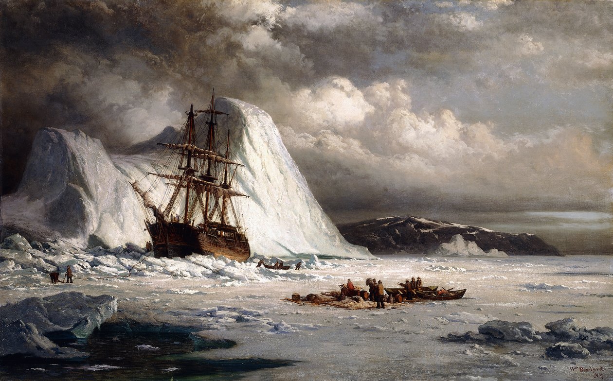 buzlu gemi, by William Bradford