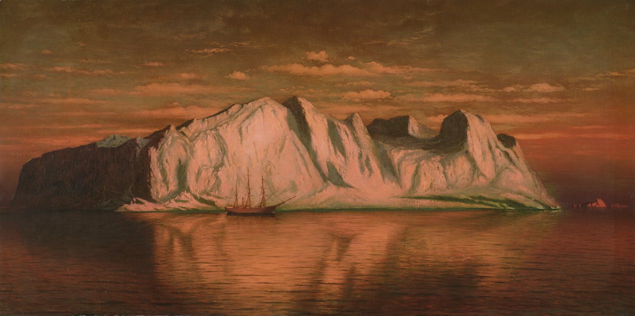Muir Buzulu, 1872 dolayları (tuval üzerine yağlı boya) by William Bradford