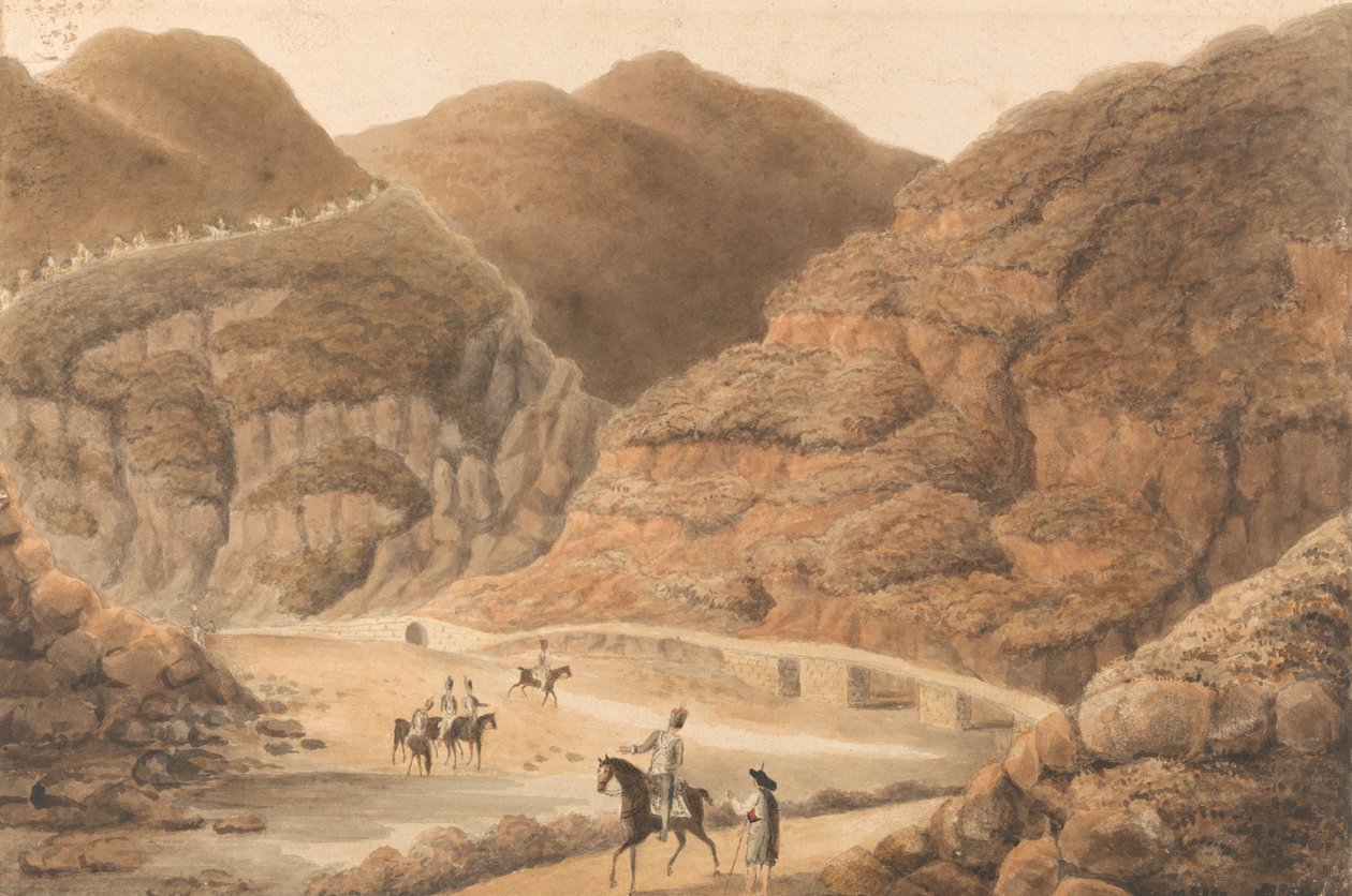 Nisa ile Villa Velha Arasındaki Dağlarda Geçit by William Bradford