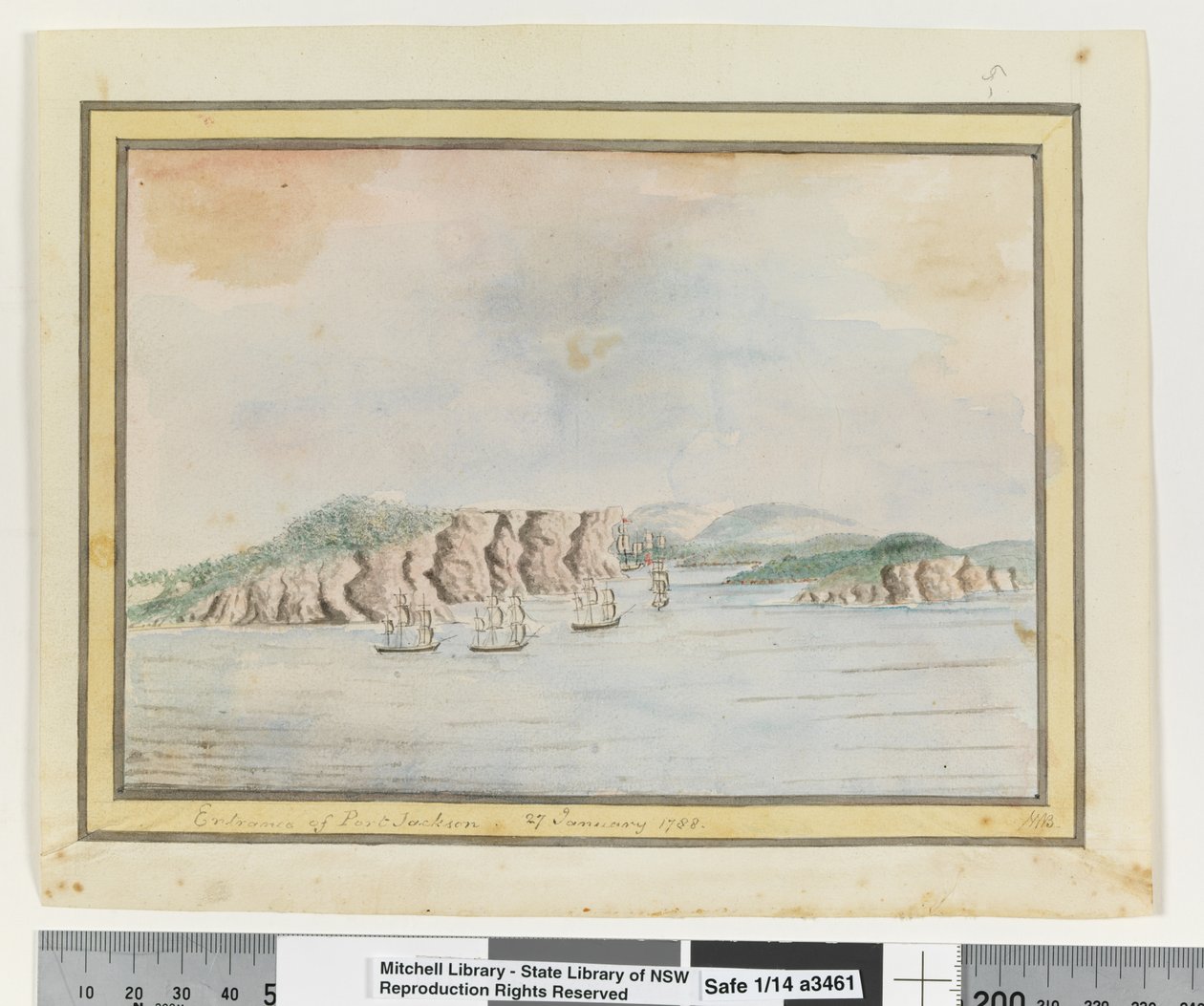 Op. P. 65. `Port Jackson Girişi 27 Ocak 1788