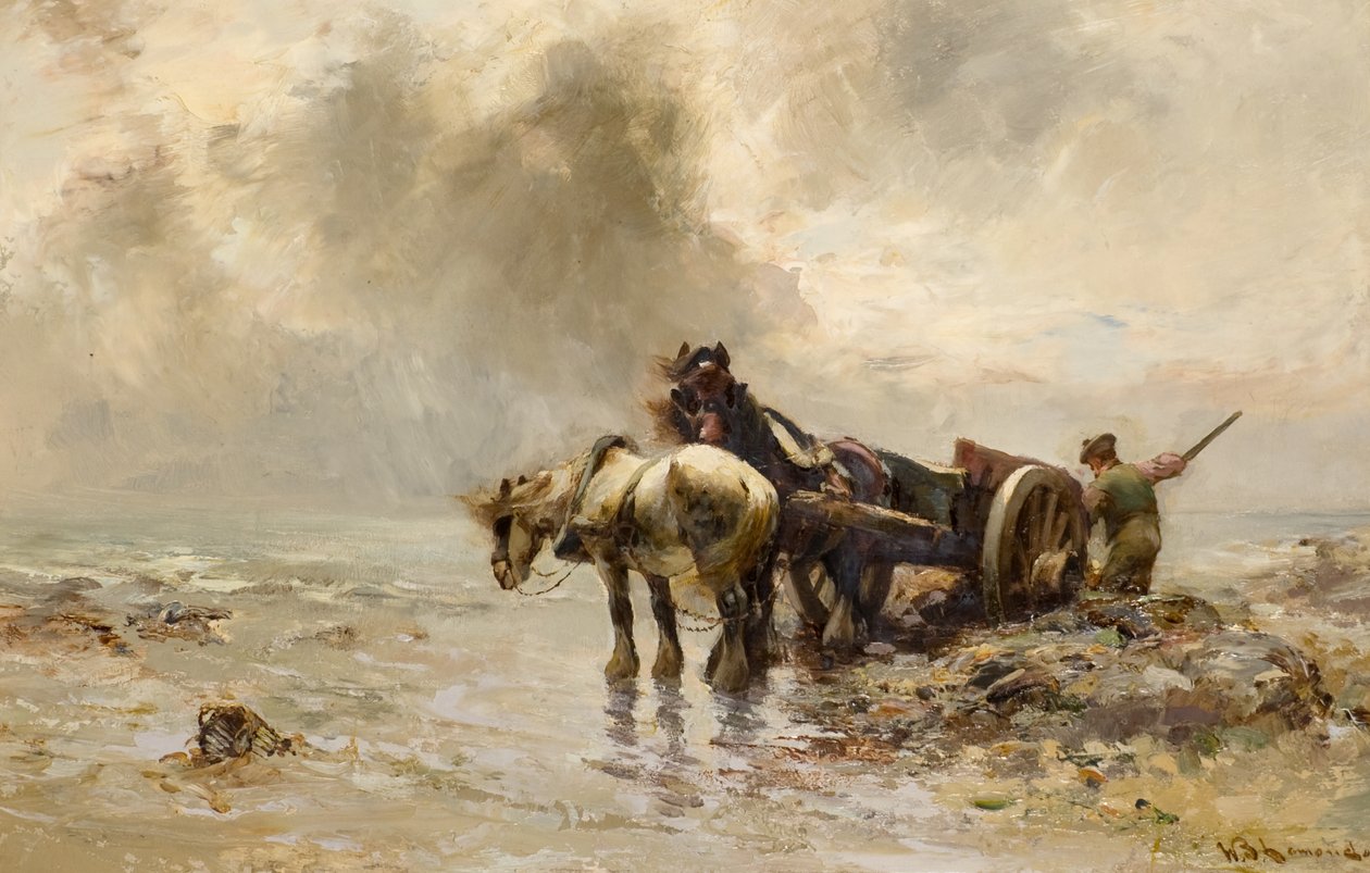 Deniz Yosunu Karting (tuval üzerine yağlı boya) by William Bradley Lamond
