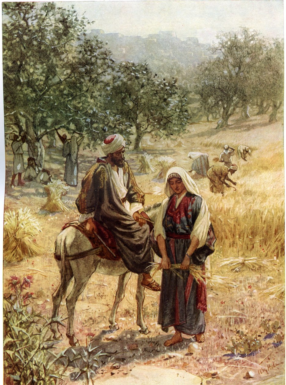 Boaz and Ruth - Bible by William Brassey Hole
