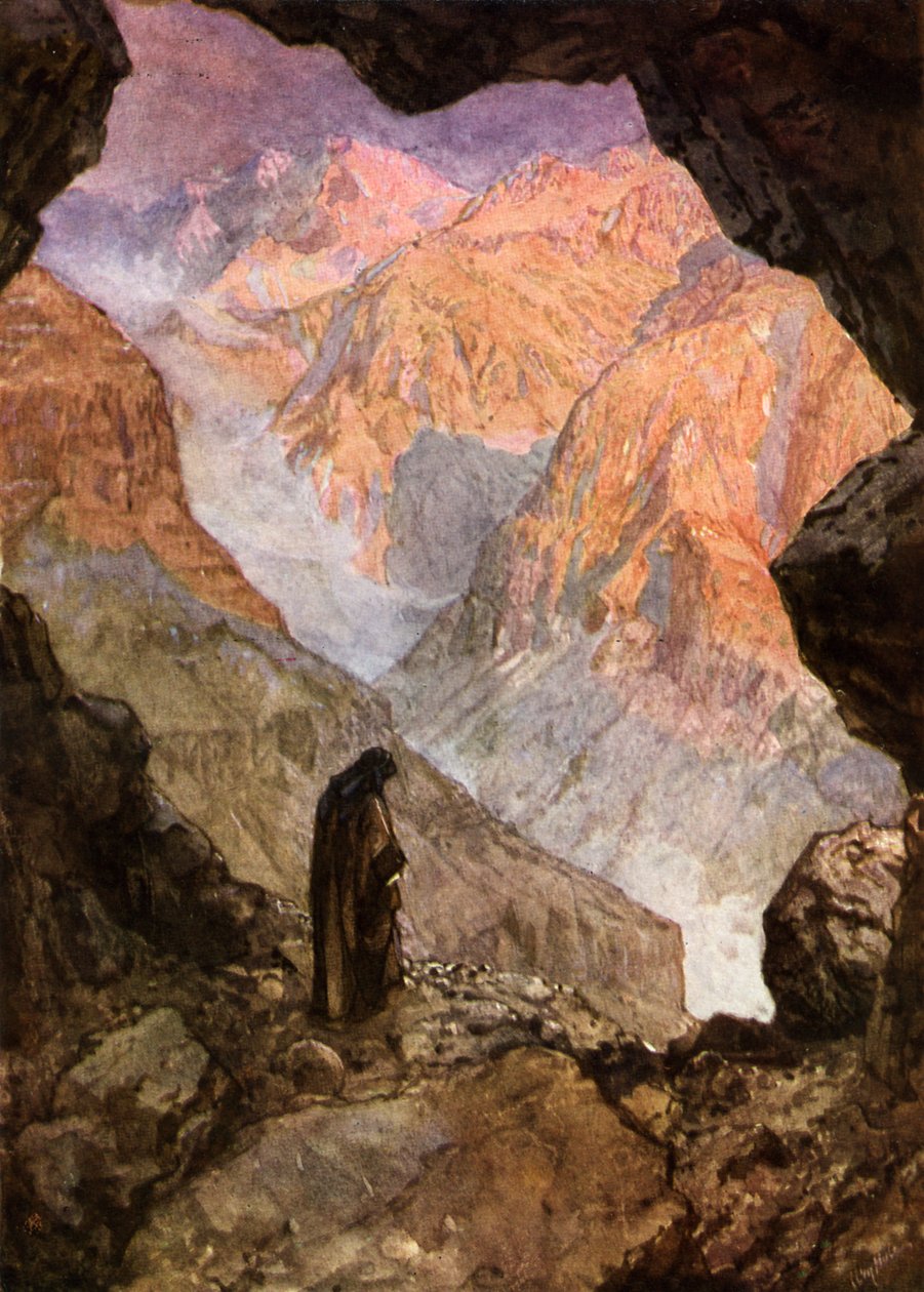 Elijah in the desert of Horeb - Bible by William Brassey Hole