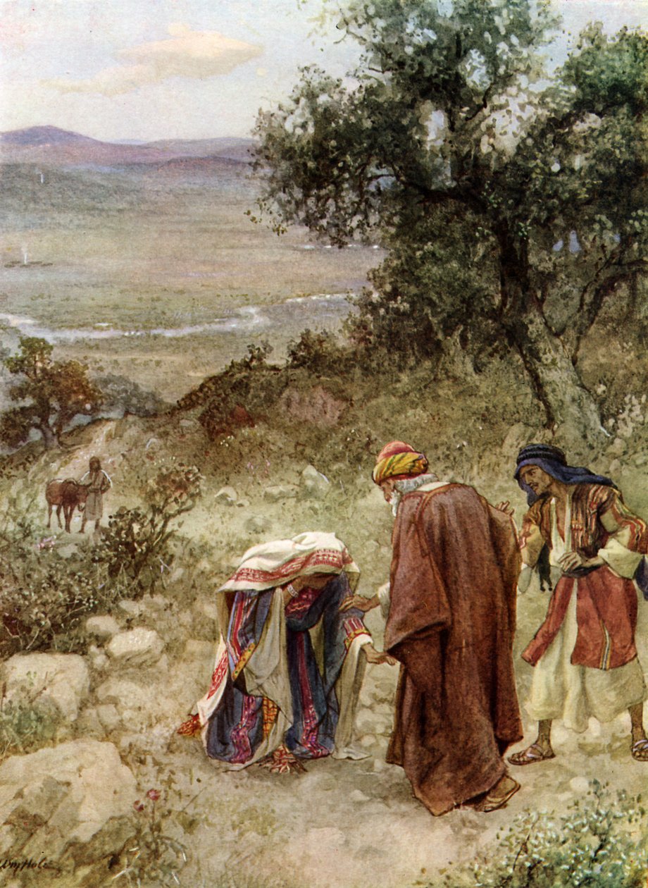 Elisha and the Shunamite woman - Bible by William Brassey Hole