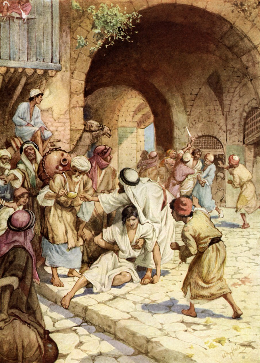 Establishment of the biblical City of Refuge - Bible by William Brassey Hole