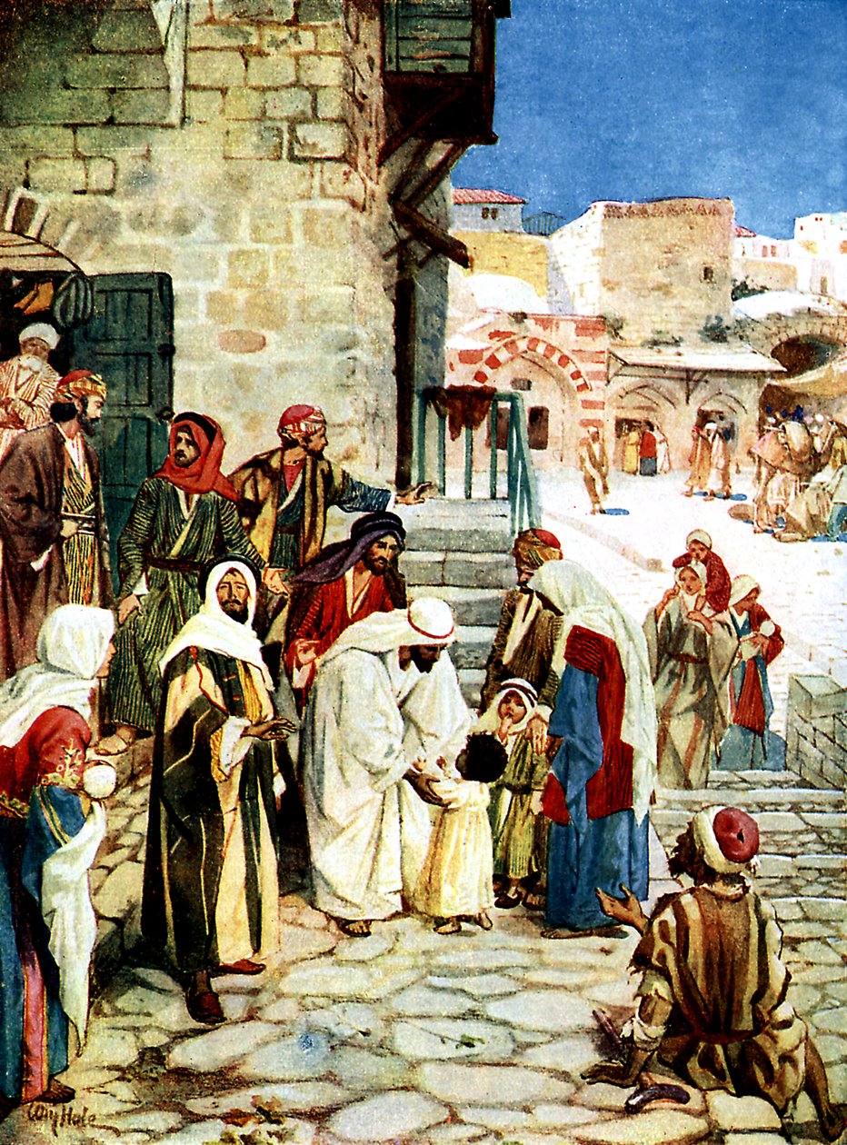 İsa ve küçük çocuklar - İncil by William Brassey Hole