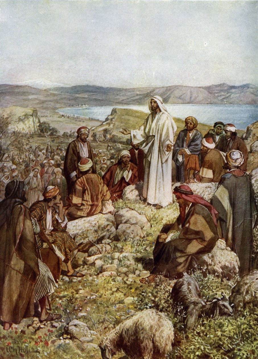 Fjórir sjómenn eru kallaðir sem lærisveinar - Biblían by William Brassey Hole
