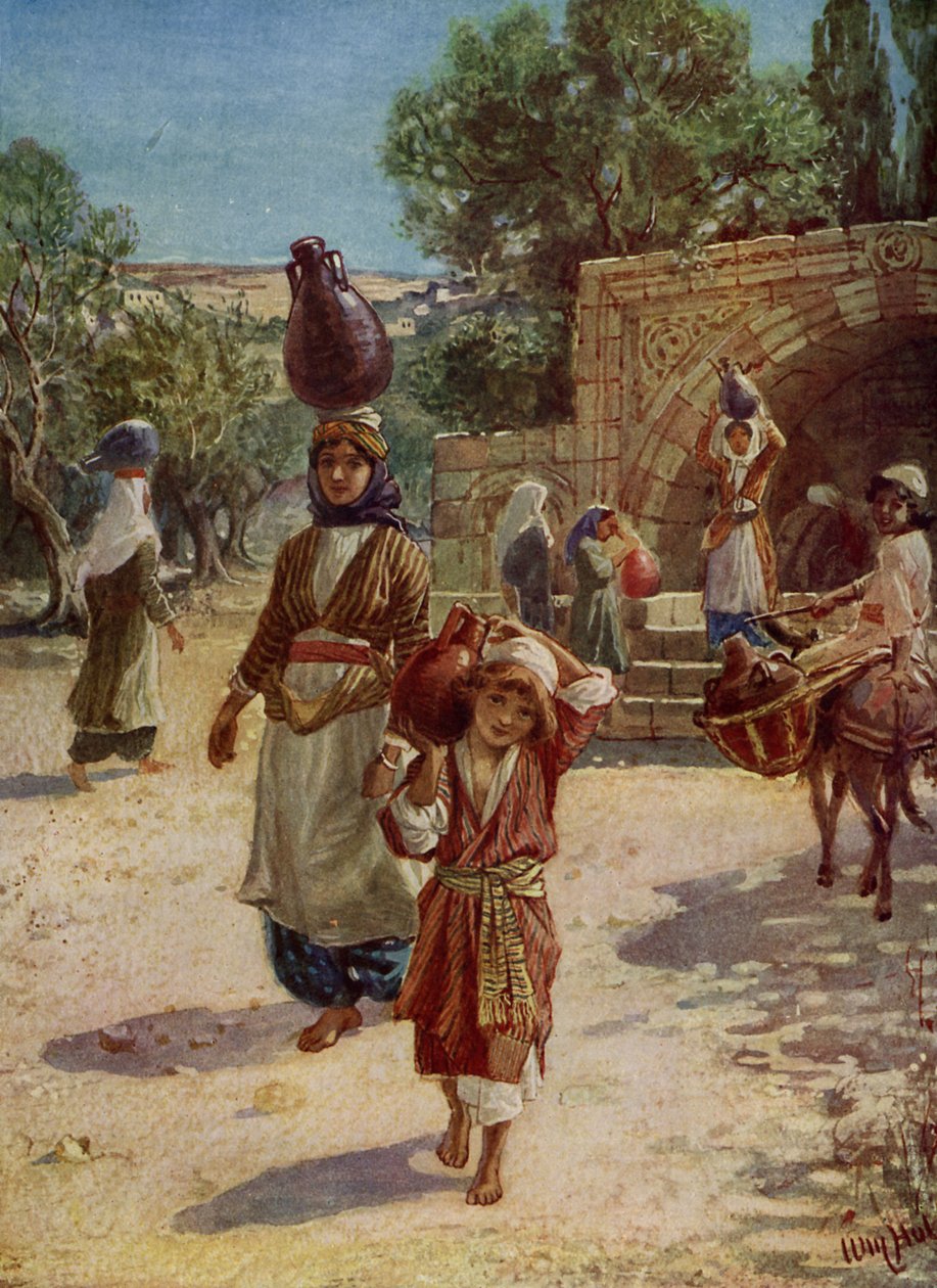 Jesus as a young boy - Bible by William Brassey Hole