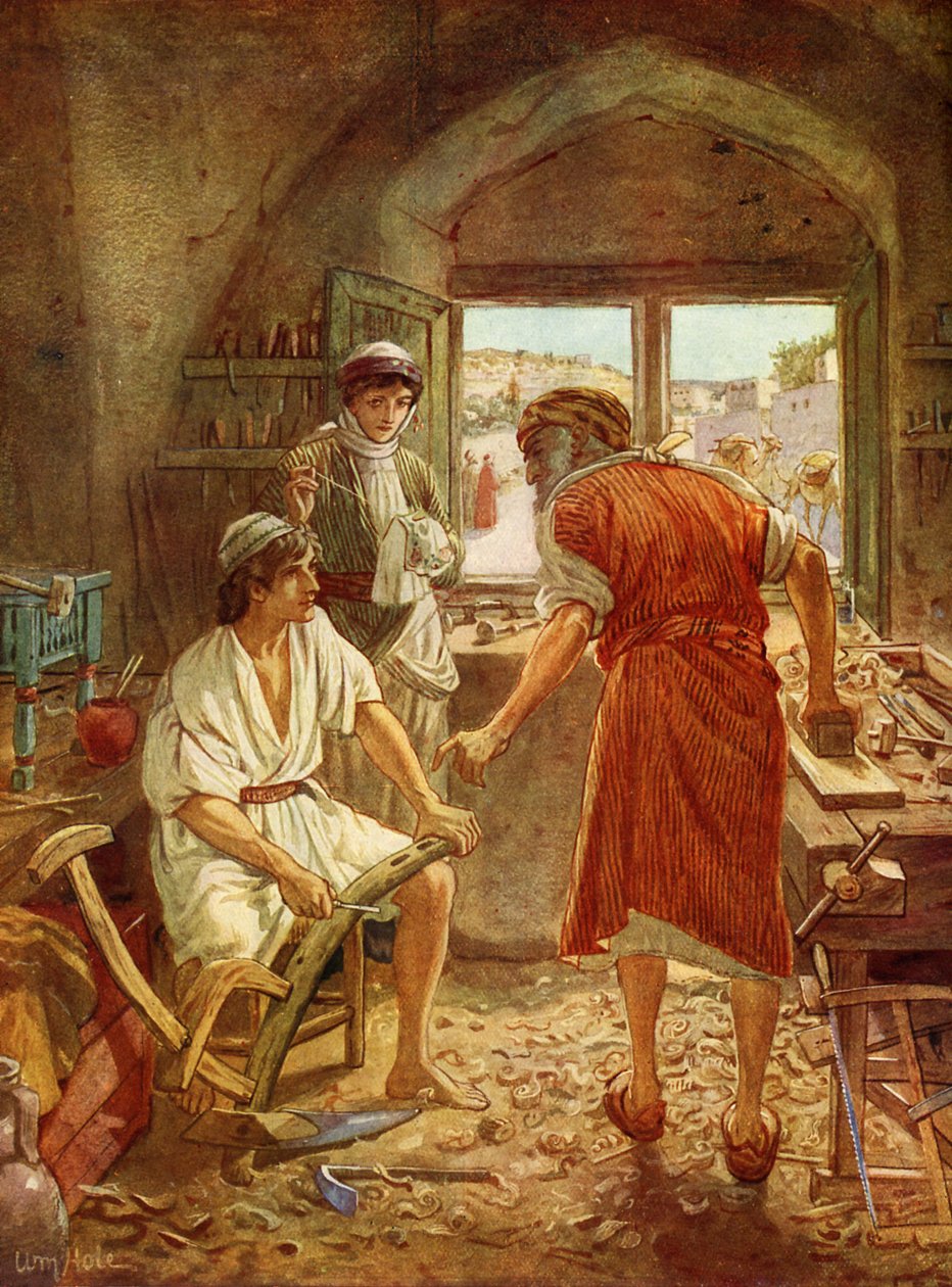 İsa genç bir adam olarak - İncil by William Brassey Hole