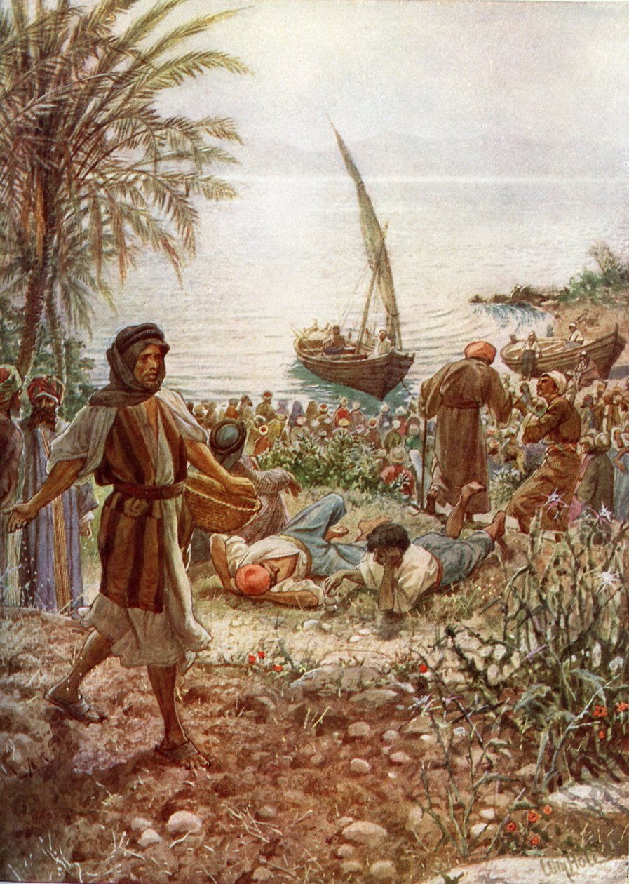 İsa Ekinci Meselini vaaz ediyor - İncil by William Brassey Hole