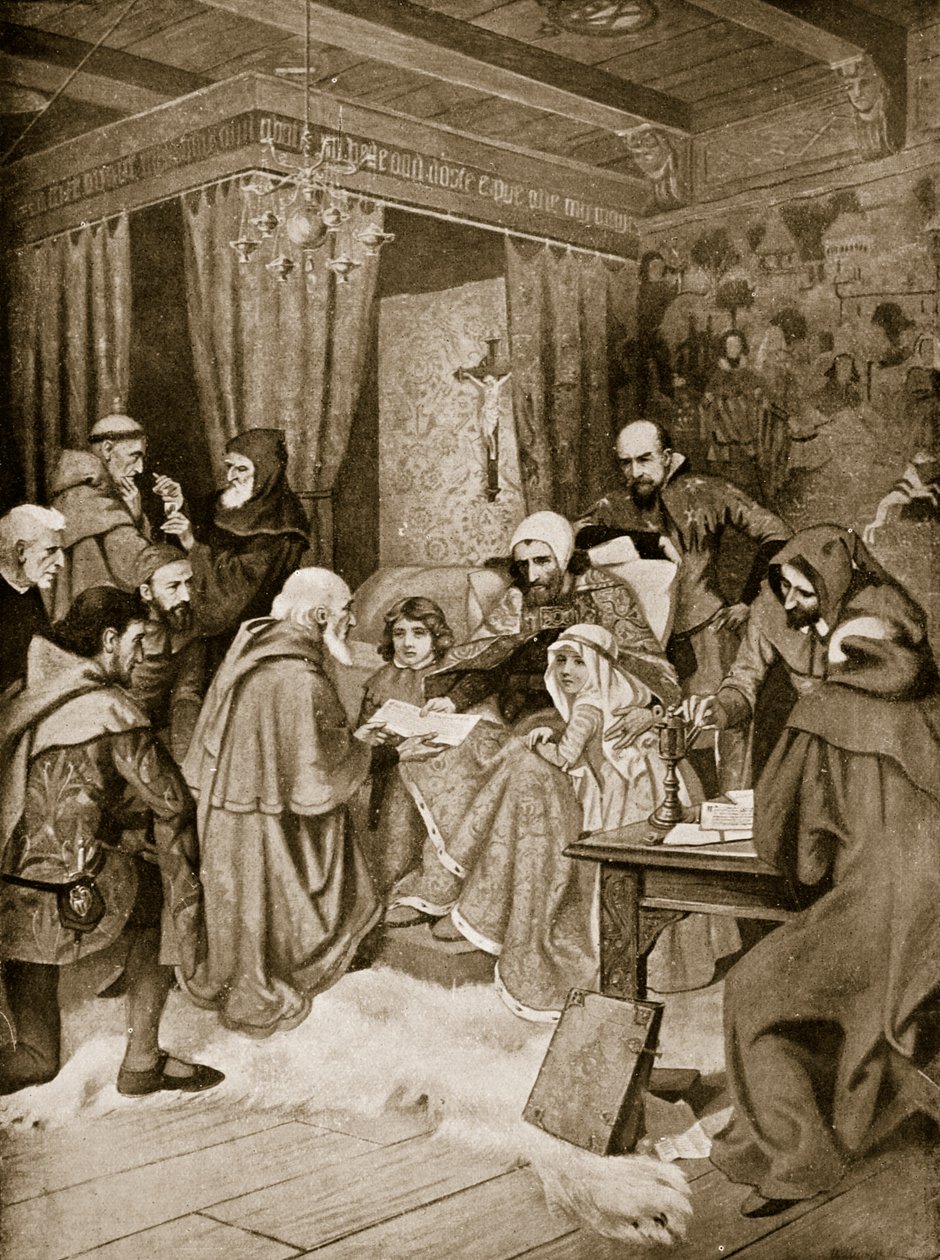 Robert Bruce, bir Bildiri Veriyor, 1329, 