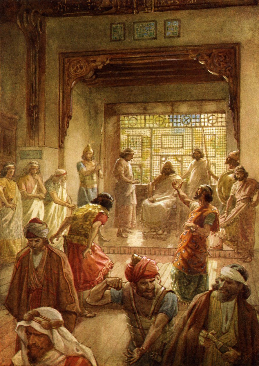 The Division of the Kingdoms under Rehoboam - Bible by William Brassey Hole