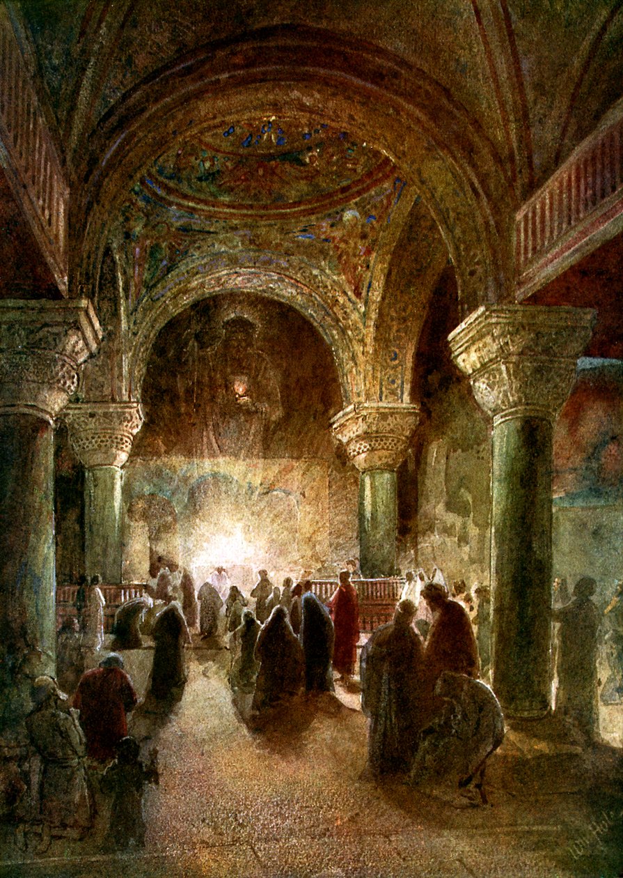 The Holy Spirit watches over a congregation -Bible by William Brassey Hole