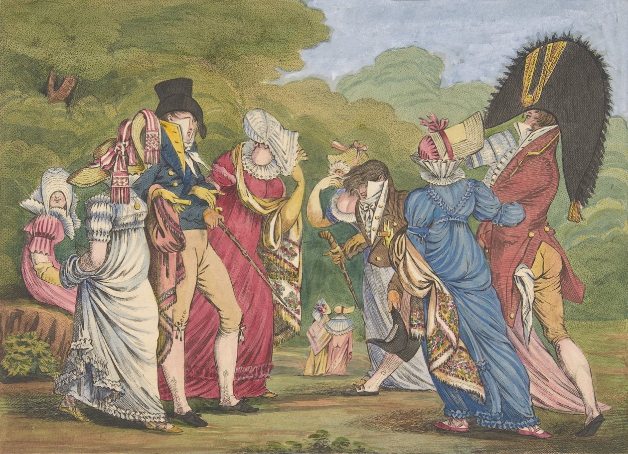Les Görünmezler Görünmezler, 1810. by William Brocas
