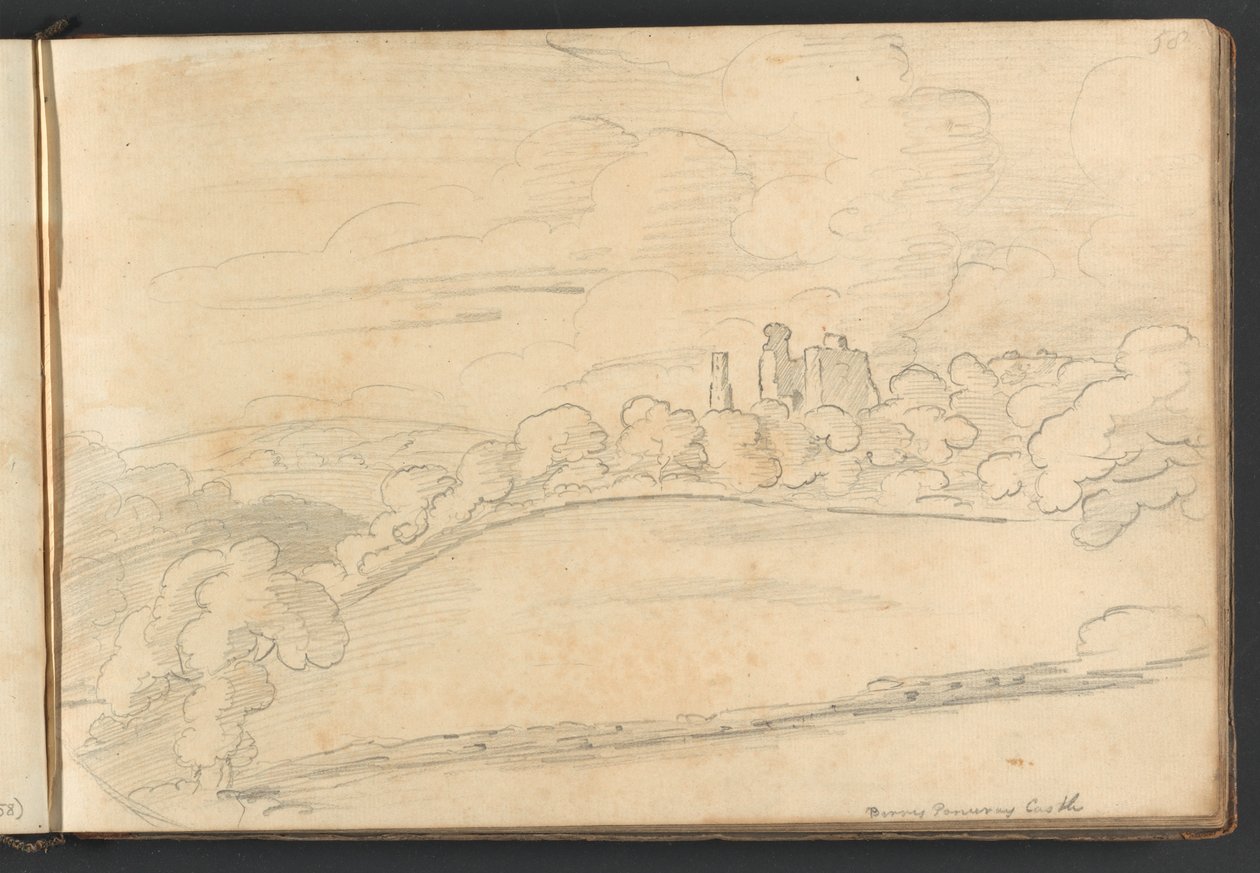 Berry Pomeroy Kalesi by William Brockedon