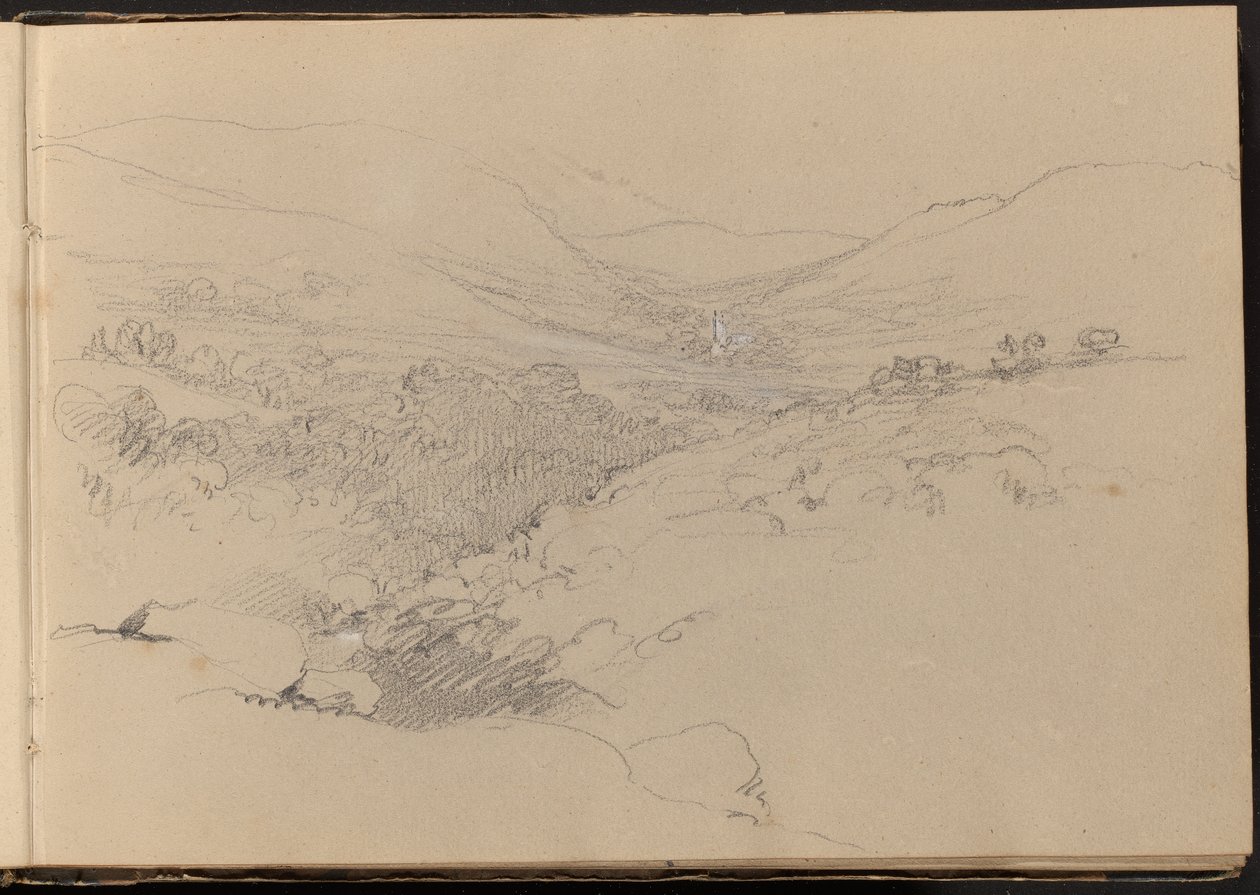 Vadi Sahnesi by William Brockedon