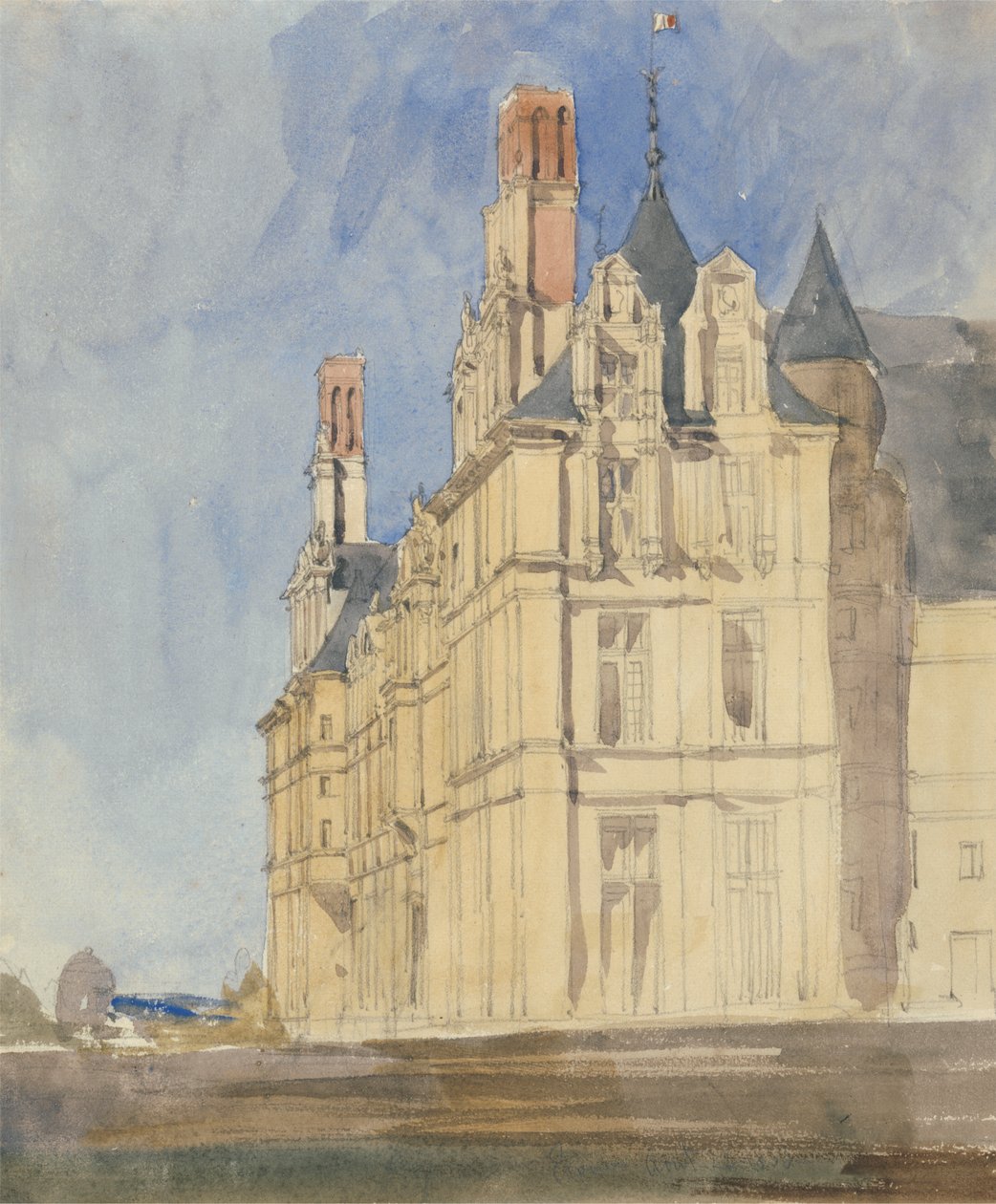 Chateau d'Ecouen by William Callow