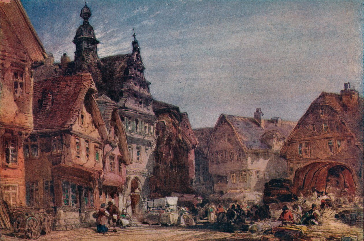 Lahn üzerinde Giessen, c1874 by William Callow