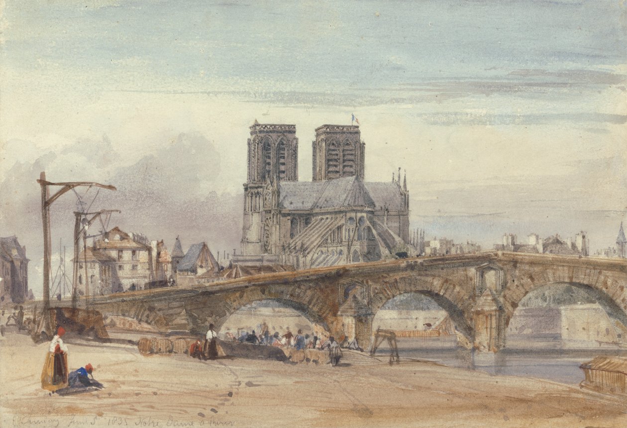 Notre-Dame, Paris by William Callow