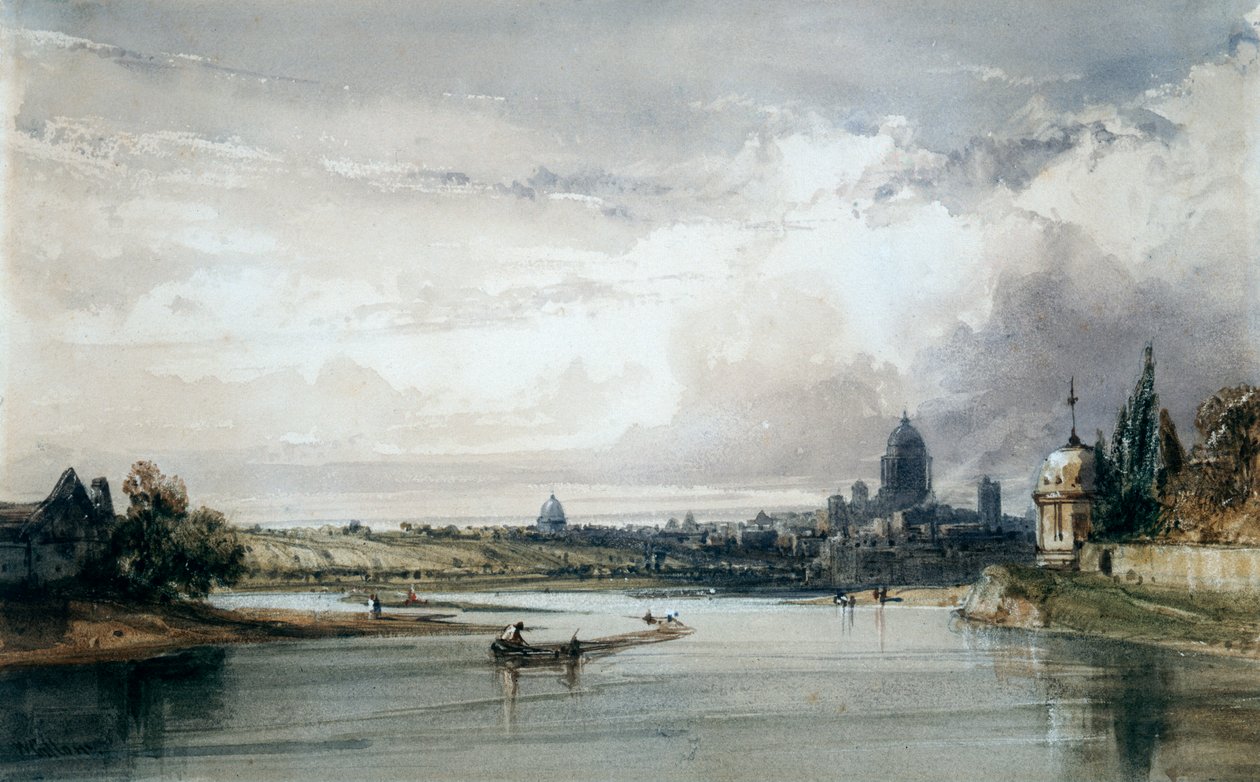 Uzaktan Görülen Paris, c1835-1900 by William Callow