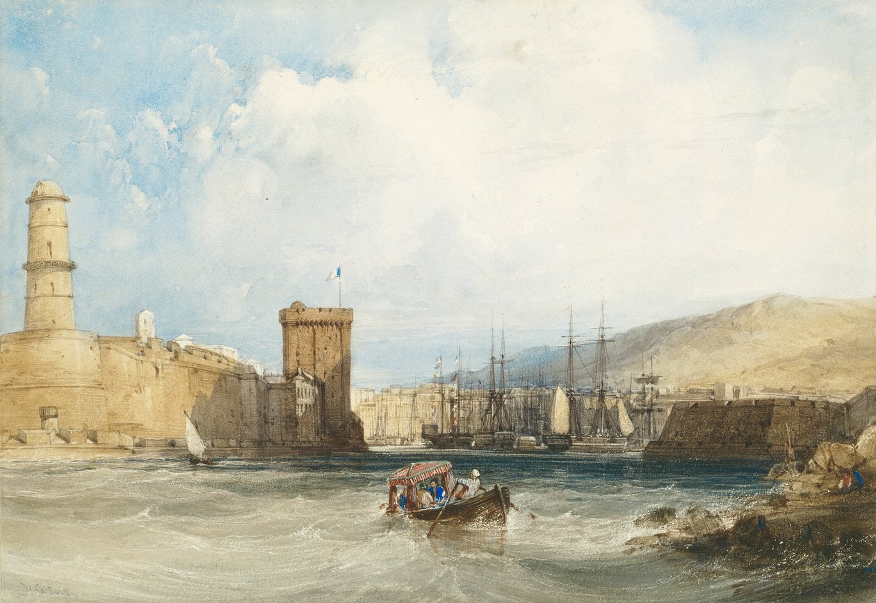 Marsilya Limanı Girişi by William Callow