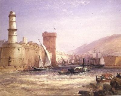 Liman, Marsilya by William Callow