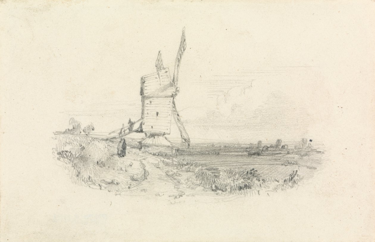 Yel değirmeni by William Callow