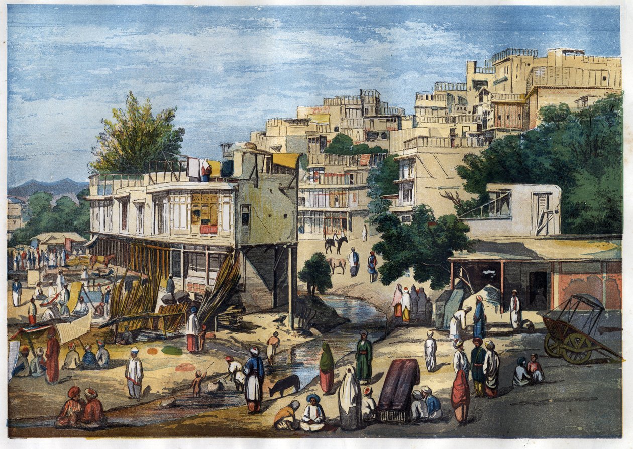 Peşaver, Pakistan görünümü by William Carpenter