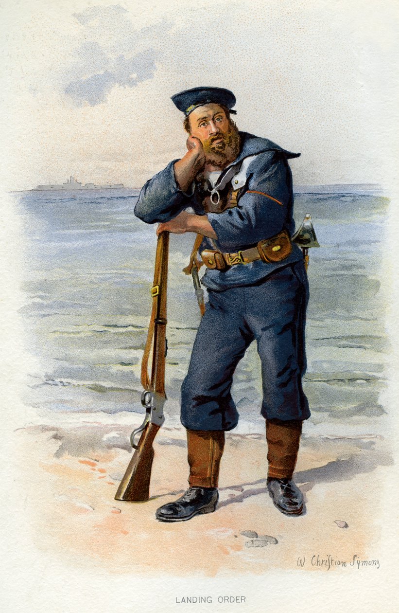 İniş Emri, c1890-c1893. by William Christian Symons