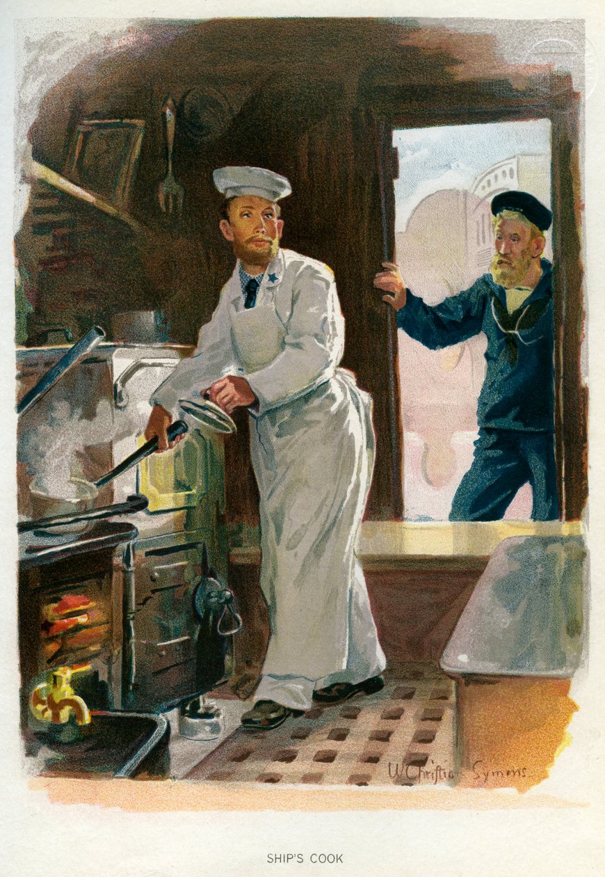 Gemi aşçısı, c1890-c1893 by William Christian Symons