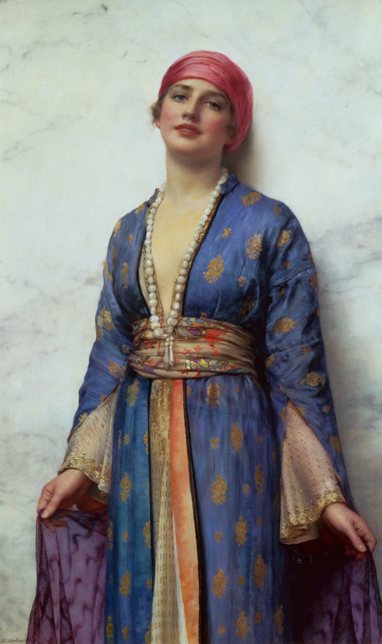 Binbir Gece Masallarından Yasemin (tuval üzerine yağlı boya) by William Clark Wontner