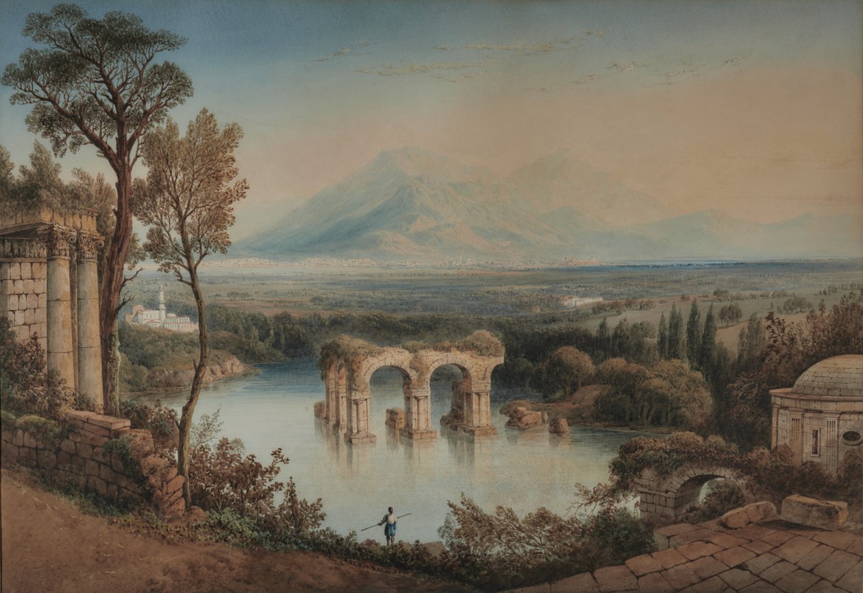 Korint Ovasında Bir Görünüm by Clarkson Frederick Stanfield