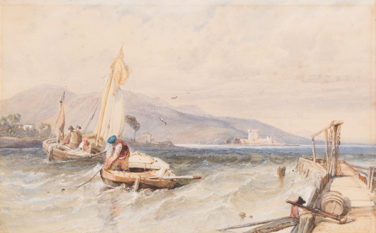 Douglas Kalesi, Loch Leven, 1849 by Clarkson Frederick Stanfield