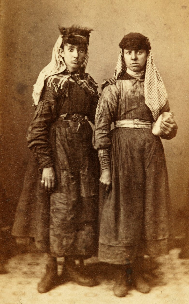 Tredegar Iron Works, Galler'deki iki işçinin portresi by William Clayton