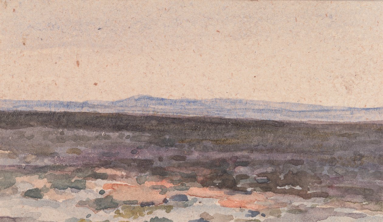 Manzara: Uzakta Dağ ve Vadi by William Collins