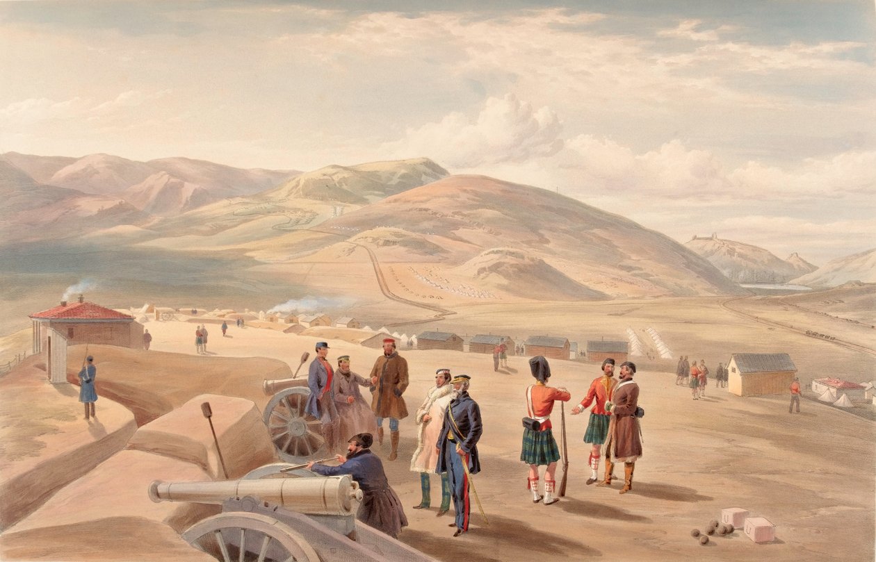 ?Yayla Tugay Kampı, Güneye bakıyor?, 1855 by William Crimea Simpson