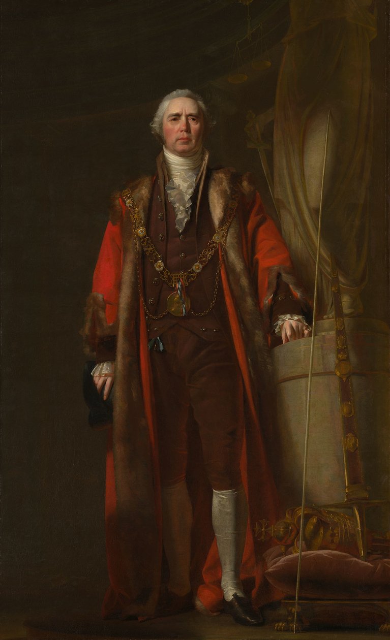 Charles Thorp Dublin Lord Mayor olarak, 1800 dolayları by William Cuming