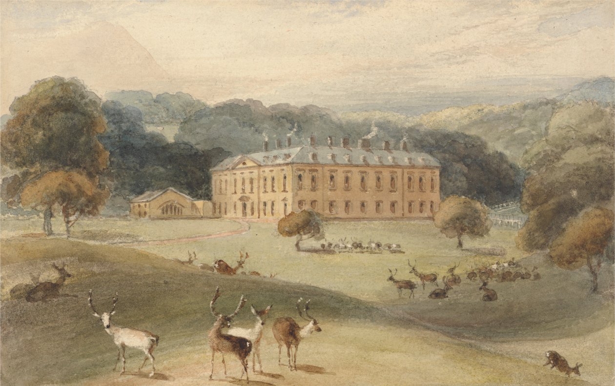 Althorp Evi, Northamptonshire by William Daniell