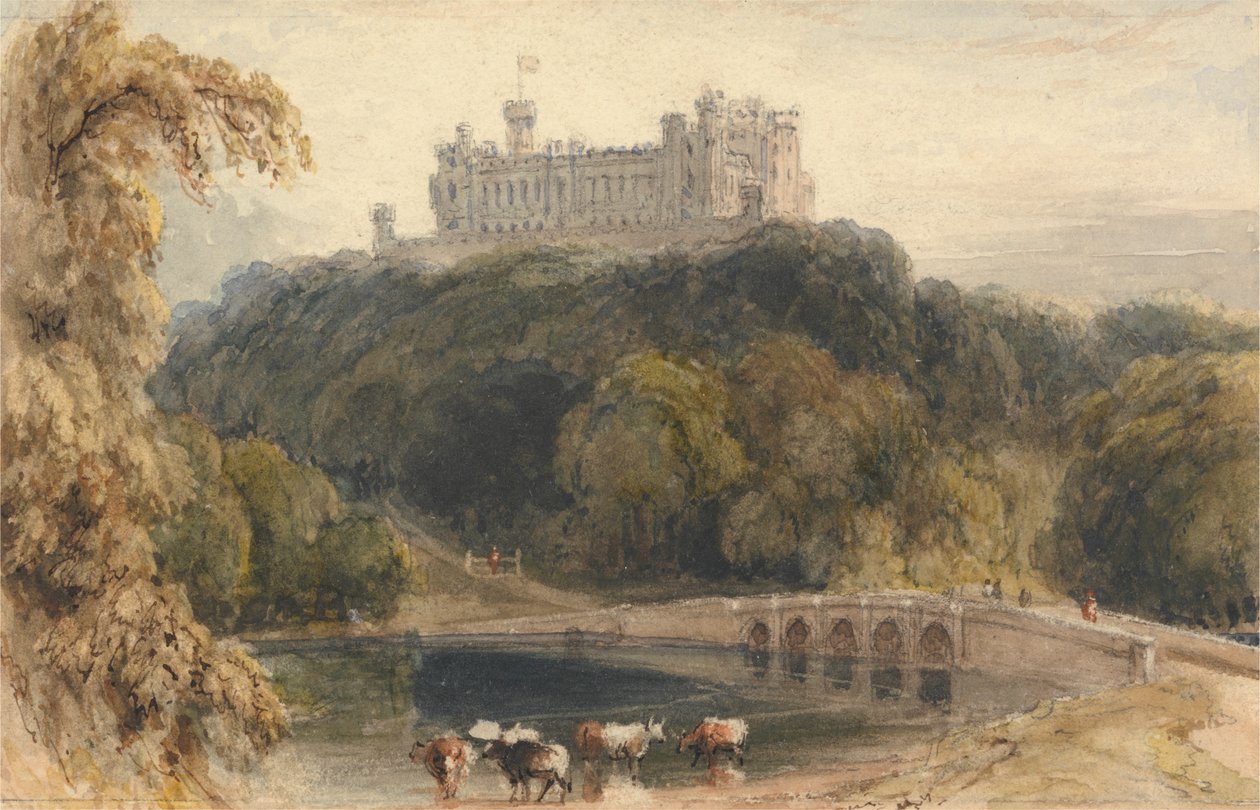 Belvoir Kalesi, Rutland by William Daniell