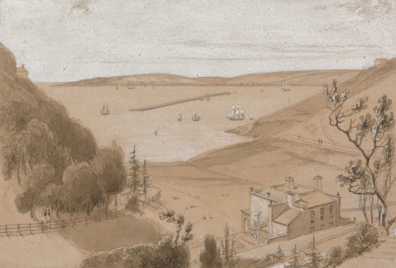 Bovisand, Plymouth yakınlarında by William Daniell
