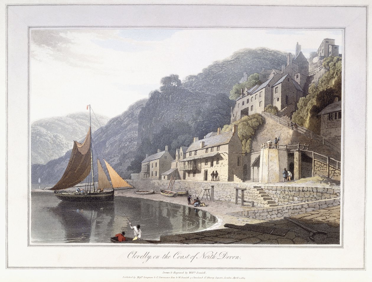 Clovelly, Kuzey Devon Sahili