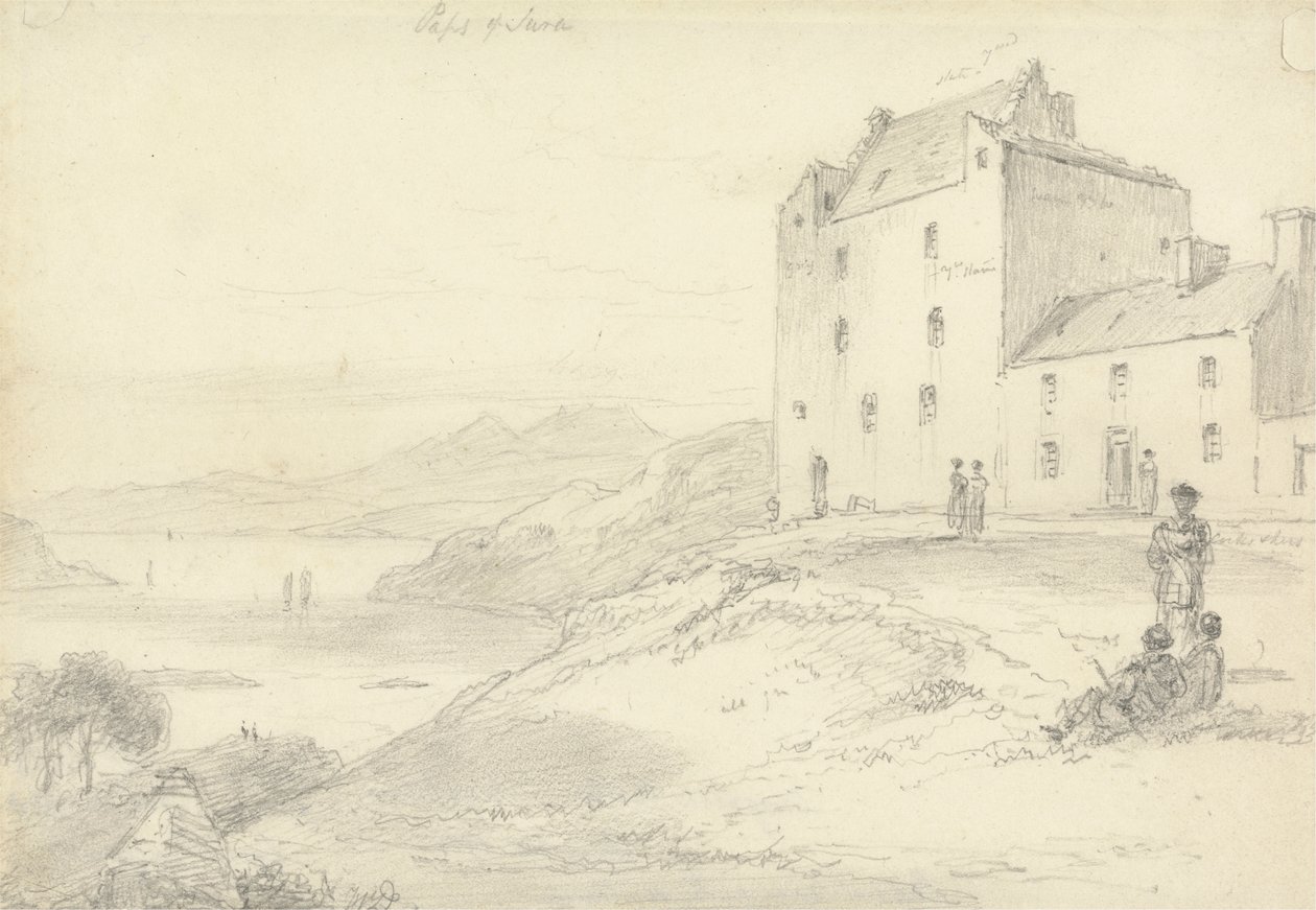 Craignish Kalesi, Jura by William Daniell