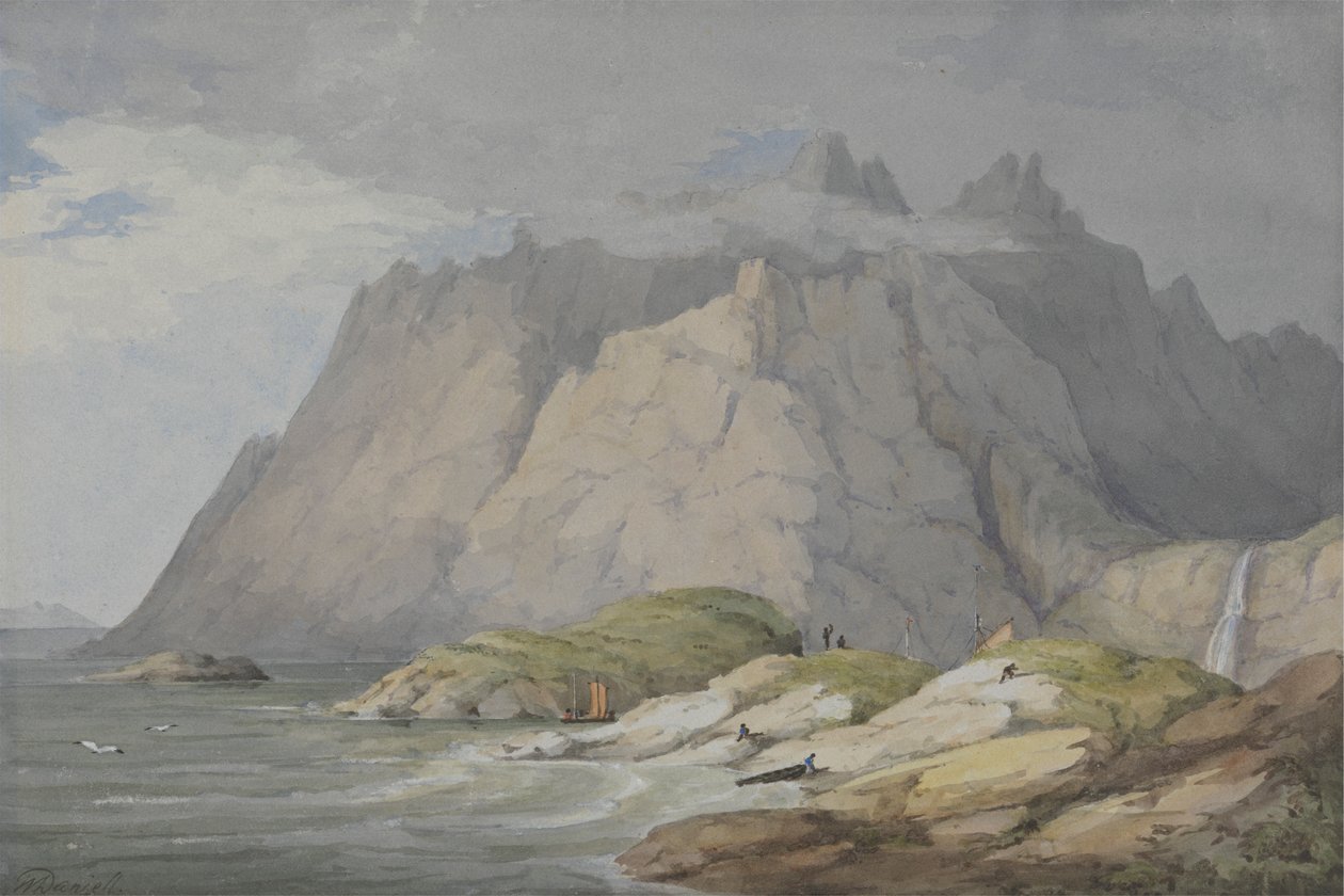 Loch Scavaig, Skye Adası by William Daniell