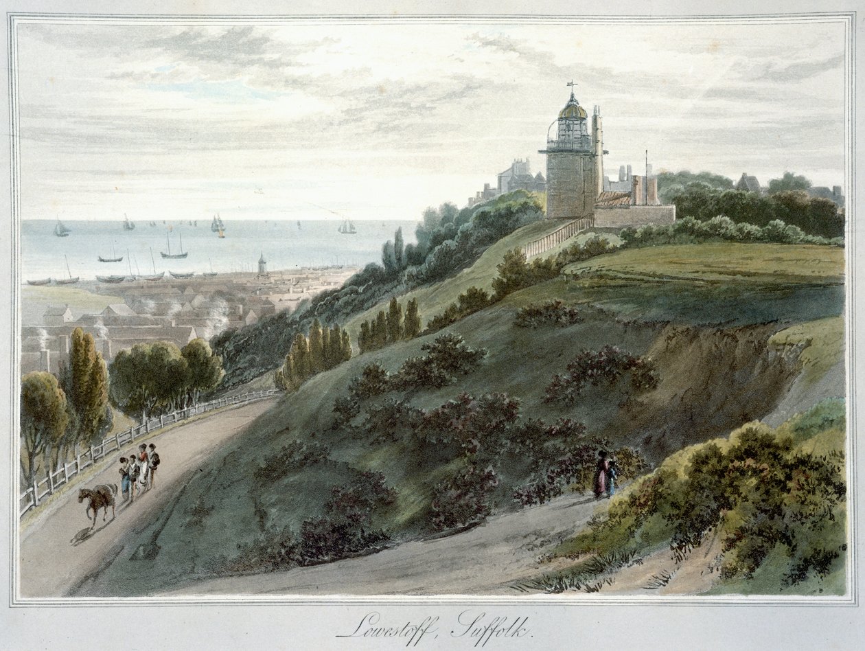 Lowestoft, Suffolk, 1814-1825 by William Daniell