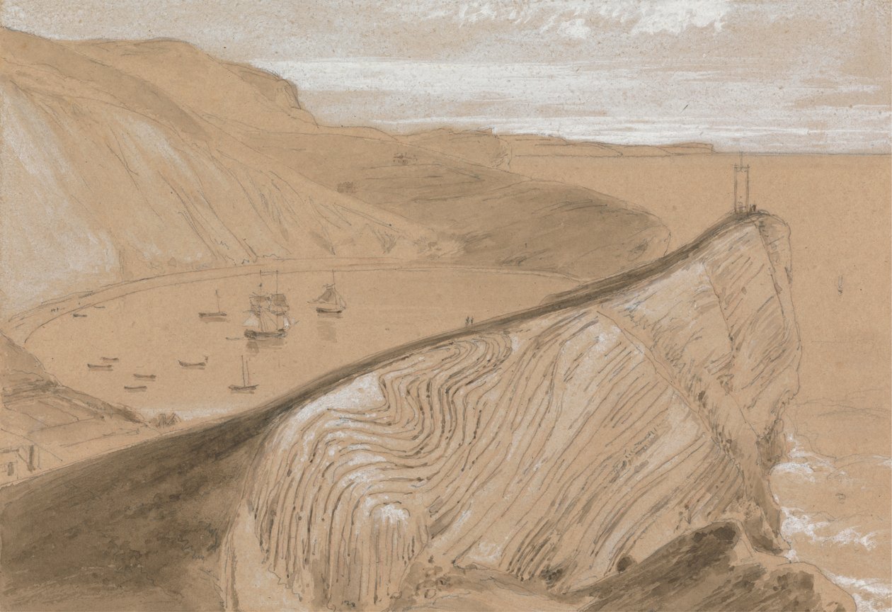Lulworth Koyu by William Daniell