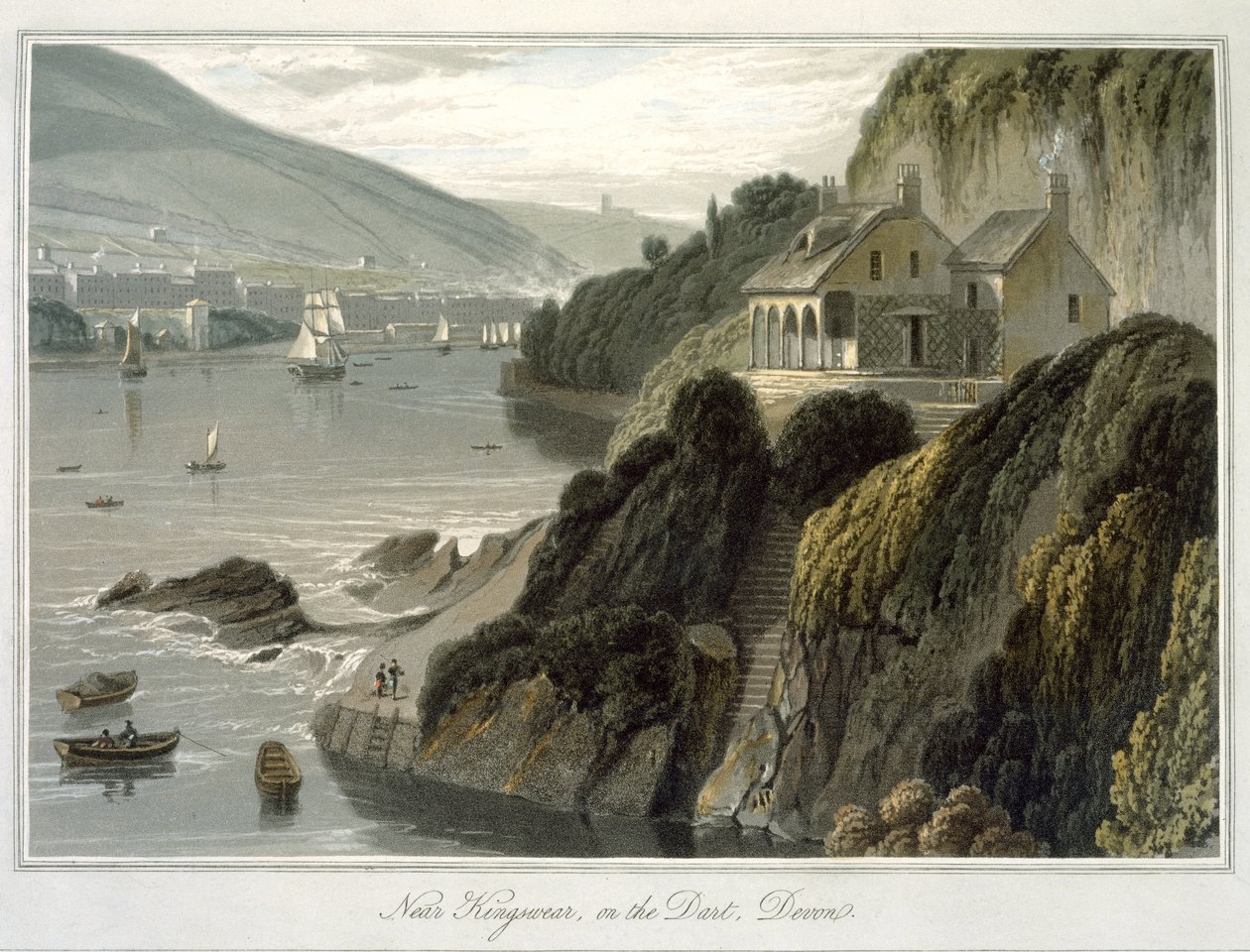 Kingswear yakınlarında, Dart