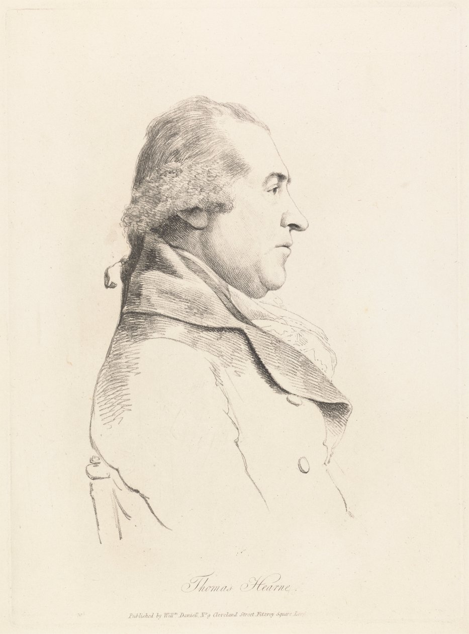 Thomas Hene'nin Portre Çalışması by William Daniell